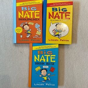 3 Big Nate hardcover books EUC by Lincoln Peirce